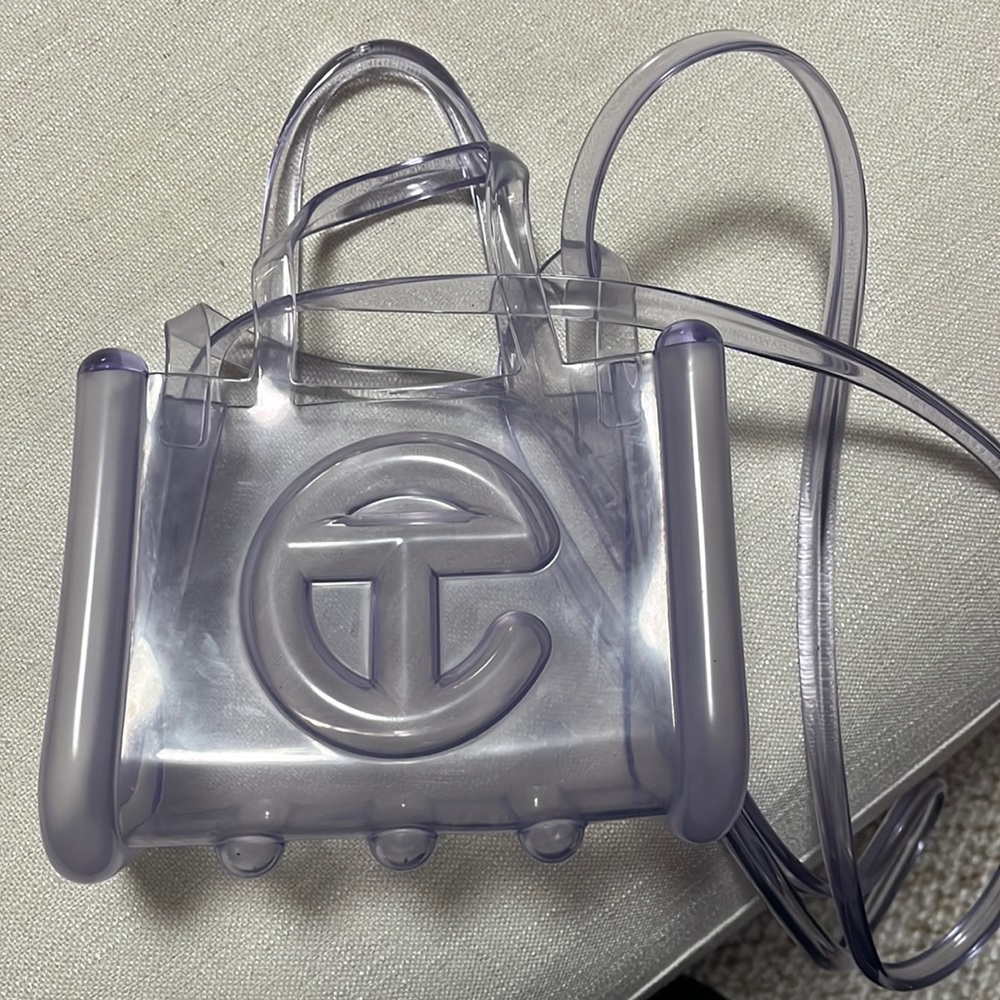 Telfar small shopper clear x Melissa